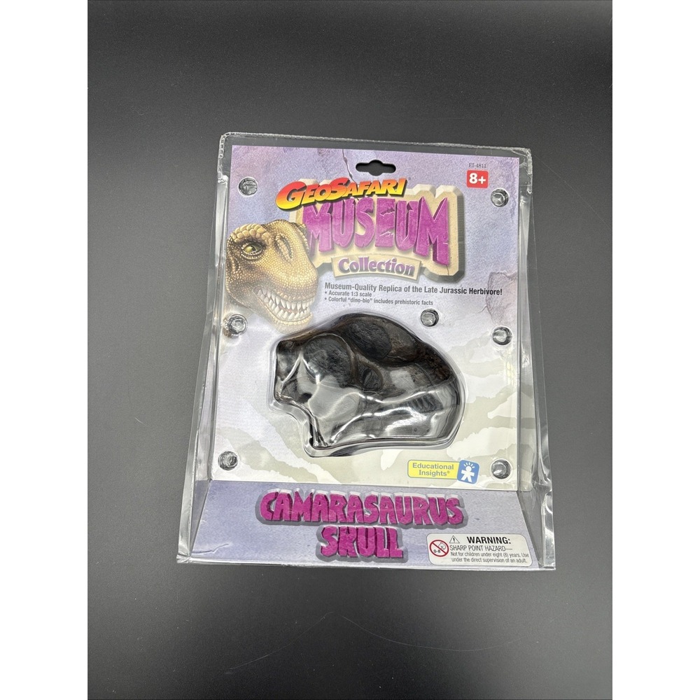 VTG GeoSafari Museum Collection Camarasaurus Skull Replica El-4811 Sealed New